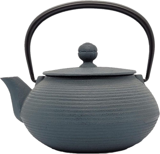 Iwachu Nambu Ironware Teapot 0.65L Damman Blue Enamel Interior-Kiichin - The #1 Place for Japanese Goods in Your Hand!