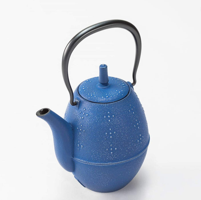 Iwachu 0.6L Nambu Iron Teapot Rice Silver with Enameled Interior-Kiichin - The #1 Place for Japanese Goods in Your Hand!
