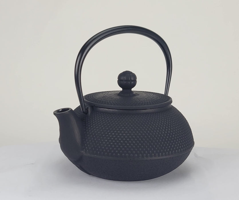 Iwachu Arare Black Teapot 0.65L Enameled Interior Nanbu Ironware 12302-Kiichin - The #1 Place for Japanese Goods in Your Hand!