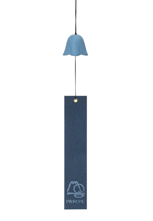 Iwachu Nambu Ironware Wind Chime Flower Design Sky Blue 5x5x5Cm-Kiichin - The #1 Place for Japanese Goods in Your Hand!