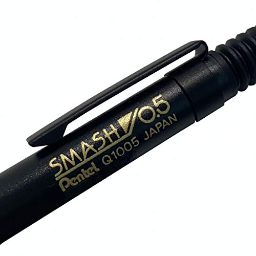 Pentel Smash 0.5 Mechanical Pencil Limited Edition Gold and Black Axis Q1005-Xaks-Kiichin - The #1 Place for Japanese Goods in Your Hand!