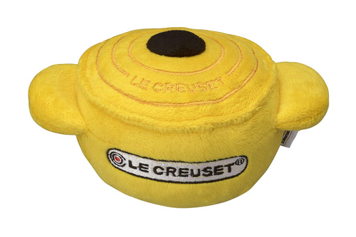 Le Creuset Yellow Plush Pet Toy with Sound - Official Japanese Product-Kiichin - The #1 Place for Japanese Goods in Your Hand!