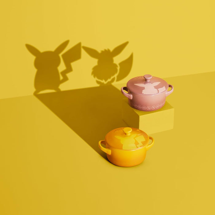 Le Creuset Pokemon Mini Cocotte Set 2pc Pikachu and Eevee Official Japan-Kiichin - The #1 Place for Japanese Goods in Your Hand!