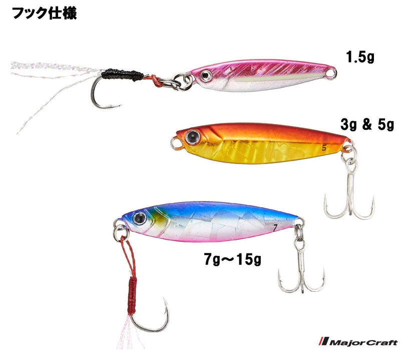 Major Craft Jigpara Micro Normal Jig 15G Keimura Katakuchi #16-Kiichin - The #1 Place for Japanese Goods in Your Hand!