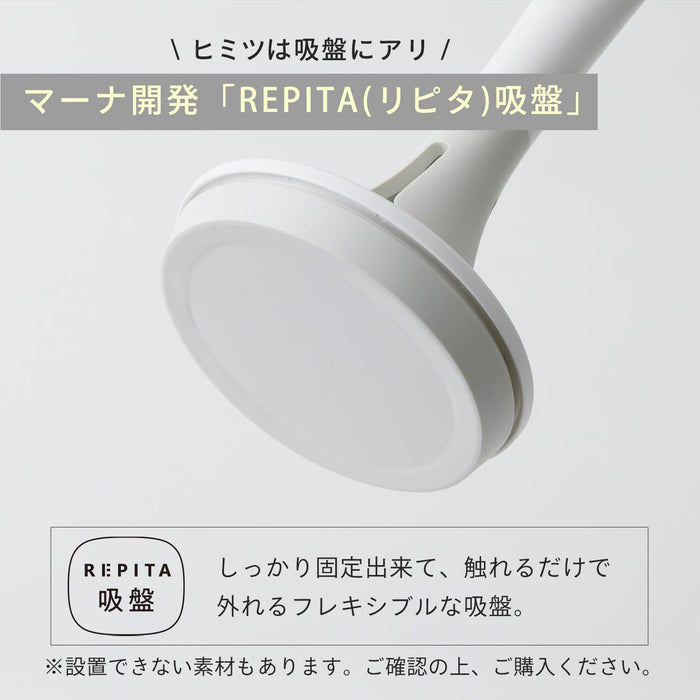 Marna Black Paper Towel Holder L - One-Hand Tear Suction Secure Costco Fit-Kiichin - The #1 Place for Japanese Goods in Your Hand!