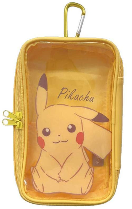 Maruyoshi Pikachu Multi-Purpose Pen Case with Carabiner Clip-Kiichin - The #1 Place for Japanese Goods in Your Hand!