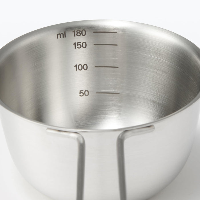 Muji Stainless Steel Measuring Cup 200ml Mc0Yba3S Durable and Precise