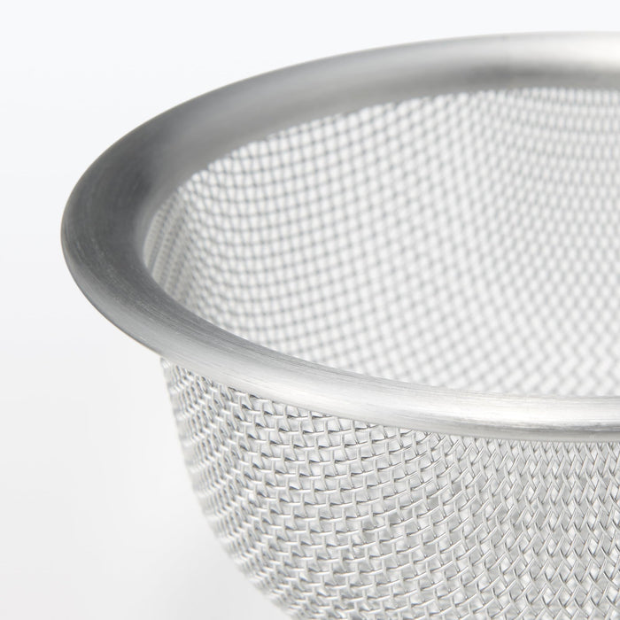 Muji Stainless Steel Mesh Colander XXS Silver 84376252 Lightweight Durable