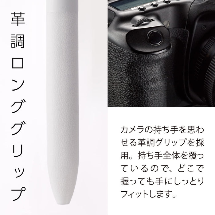 Pentel Calme 3-Color Ballpoint Pen 0.5mm Grayish White - BXAC35W-Kiichin - The #1 Place for Japanese Goods in Your Hand!