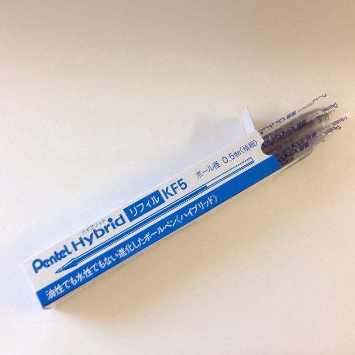 Pentel Blue Ballpoint Pen Refill Hybrid 0.5 Kf5-C Set of 10-Kiichin - The #1 Place for Japanese Goods in Your Hand!
