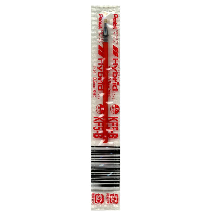 Pentel Red Hybrid 0.5 Ballpoint Pen Refill Set of 10-Kiichin - The #1 Place for Japanese Goods in Your Hand!