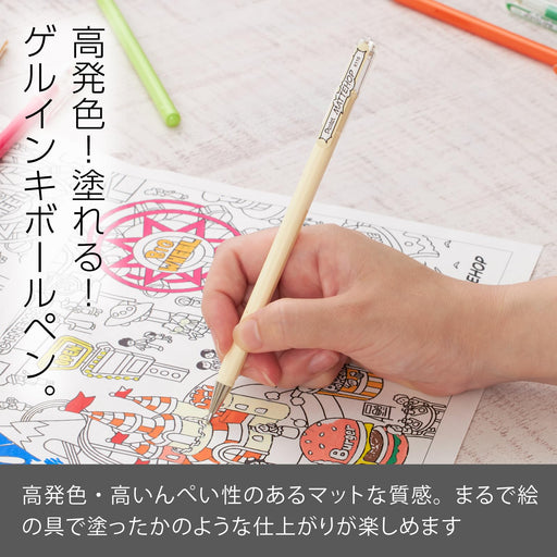 Pentel 10-Pack Matte Hop Ivory White Color Ballpoint Pens K110-Vh-Kiichin - The #1 Place for Japanese Goods in Your Hand!