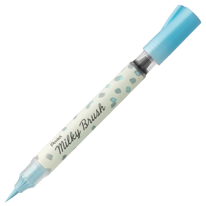 Pentel Pastel Blue Milky Brush Pen - Color Xgfh-Ps Series-Kiichin - The #1 Place for Japanese Goods in Your Hand!