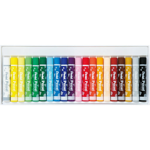 Pentel 20 Colors Crayon Set Ghpar-20 Pass Passel Series-Kiichin - The #1 Place for Japanese Goods in Your Hand!