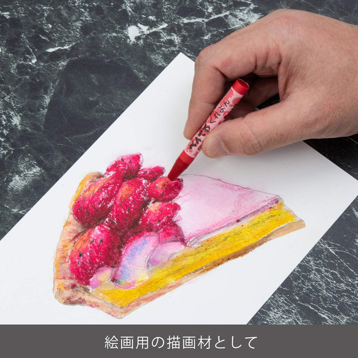 Pentel Midori PTC-T21R - Set of 10 High-Quality Crayons by Pentel-Kiichin - The #1 Place for Japanese Goods in Your Hand!