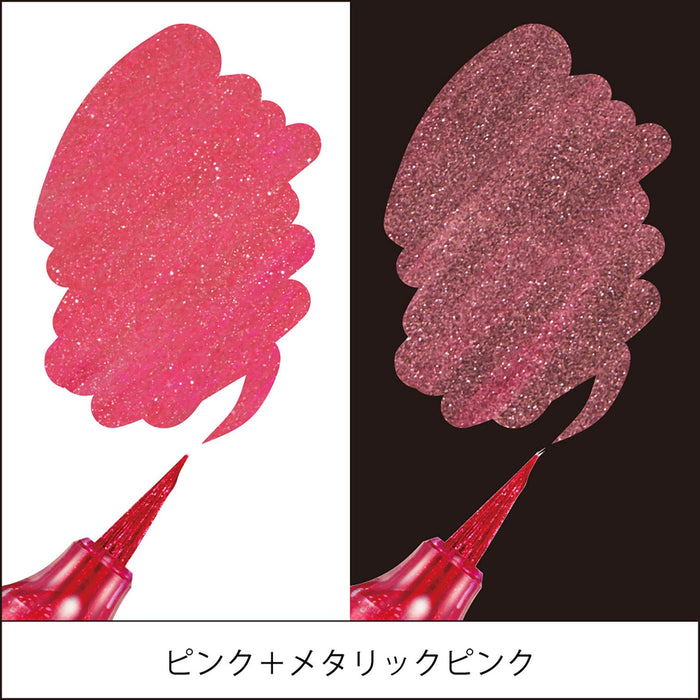 Pentel Metallic Blush Pink and Pink Dual Pen Xgfh-Dp - Enhance Writing Experience-Kiichin - The #1 Place for Japanese Goods in Your Hand!