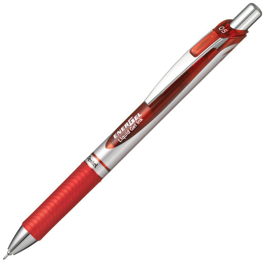 Pentel Energel Red Gel Ink Ballpoint Pen 0.5mm 5 Pack - Xbln75Zb-Kiichin - The #1 Place for Japanese Goods in Your Hand!
