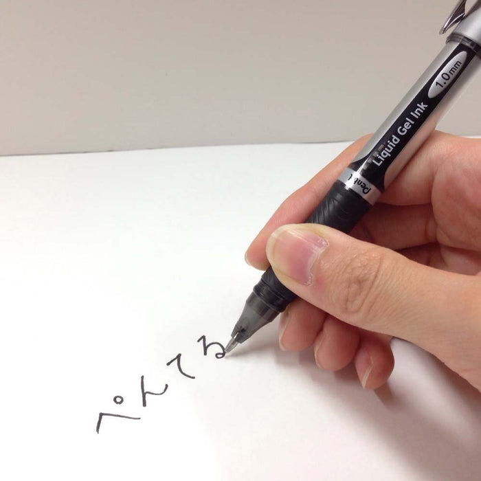Pentel Energel 1.0 Black Gel Ink Ballpoint Pen Pack of 5-Kiichin - The #1 Place for Japanese Goods in Your Hand!