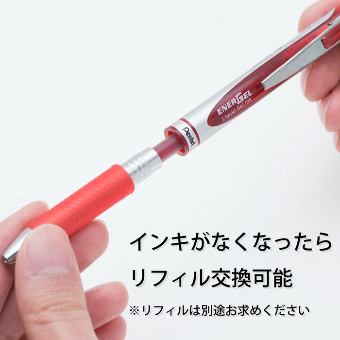 Pentel EnerGel BL77-B 0.7mm Red Gel Ink Ballpoint Pen Pack of 10-Kiichin - The #1 Place for Japanese Goods in Your Hand!