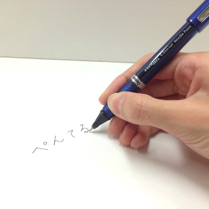Pentel Energel Euro 0.5mm Red Gel Ink Ballpoint Pen Pack of 5-Kiichin - The #1 Place for Japanese Goods in Your Hand!