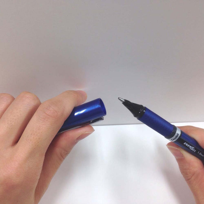 Pentel EnerGel Euro Black Gel Ink Ballpoint Pen 1.0mm 5 Piece Pack-Kiichin - The #1 Place for Japanese Goods in Your Hand!