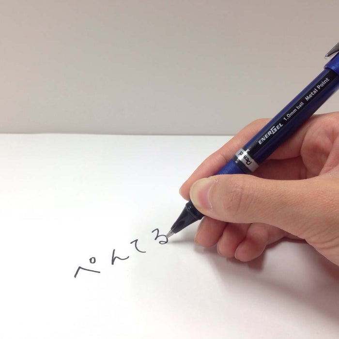 Pentel EnerGel Euro Black Gel Ink Ballpoint Pen 1.0mm 5 Piece Pack-Kiichin - The #1 Place for Japanese Goods in Your Hand!