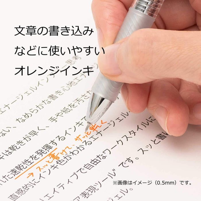 Pentel Energel In Free 0.5 Gel Ink Ballpoint Pen Orange Pack of 10-Kiichin - The #1 Place for Japanese Goods in Your Hand!