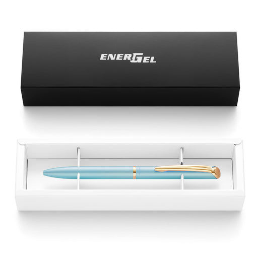 Pentel Energel Philography 0.5mm Pastel Blue Gel Ink Pen in Gift Box-Kiichin - The #1 Place for Japanese Goods in Your Hand!