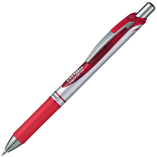 Pentel Retractable Energel 0.7mm Red Gel Ink Ballpoint Pen 5 Pieces Pack-Kiichin - The #1 Place for Japanese Goods in Your Hand!