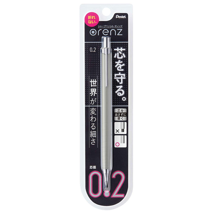 Pentel Orens 02 Xpp502-N Gray Mechanical Pencil for Precision Drawing-Kiichin - The #1 Place for Japanese Goods in Your Hand!