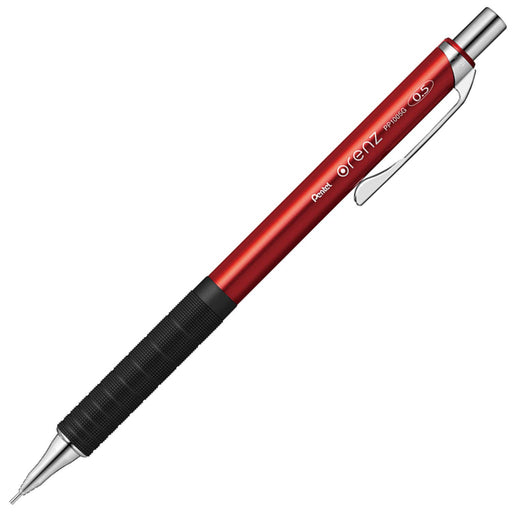 Pentel Orens Metal Grip Mechanical Pencil 0.5mm Red - XPP1005G2-B-Kiichin - The #1 Place for Japanese Goods in Your Hand!