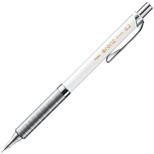 Pentel Orens Mechanical Pencil White Axis Metal Grip 0.2mm - XPP1002G-W-Kiichin - The #1 Place for Japanese Goods in Your Hand!