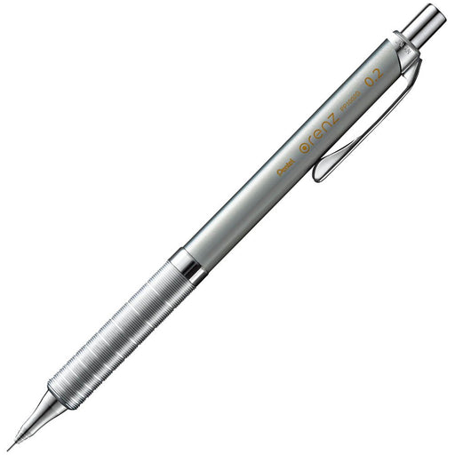 Pentel Silver Orens Metal Grip Mechanical Pencil XPP1002G-Z 0.2 Lead Size-Kiichin - The #1 Place for Japanese Goods in Your Hand!