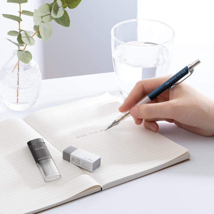 Pentel Orens Simple Days 0.2mm Navy Mechanical Pencil XPP502-CMC-Kiichin - The #1 Place for Japanese Goods in Your Hand!