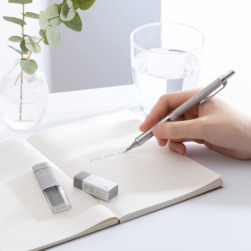 Pentel Simple Days Mechanical Pencil 0.5mm Gray - Orens XPP1005G2-CMN-Kiichin - The #1 Place for Japanese Goods in Your Hand!