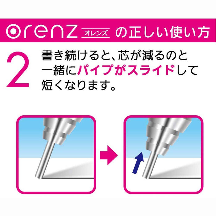 Pentel Orens XPP503-W Mechanical Pencil 0.3mm Tip - White-Kiichin - The #1 Place for Japanese Goods in Your Hand!