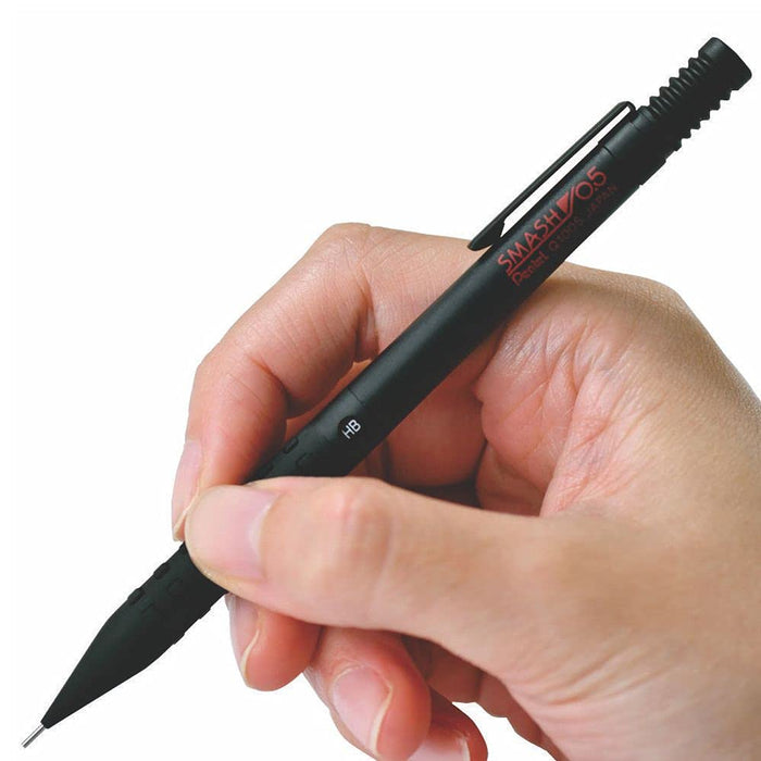 Pentel Smash 0.5mm Black Mechanical Pencil 0.9cm x 13.9cm Size-Kiichin - The #1 Place for Japanese Goods in Your Hand!