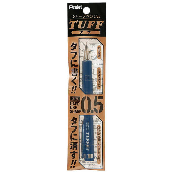 Pentel Tough Xqe5-C Mechanical Pencil Dark Blue Shaft 0.5 Size-Kiichin - The #1 Place for Japanese Goods in Your Hand!
