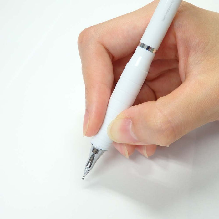 Pentel Orenz Rubber Grip Mechanical Pencil White Shaft 0.2mm - XPP602G-W-Kiichin - The #1 Place for Japanese Goods in Your Hand!