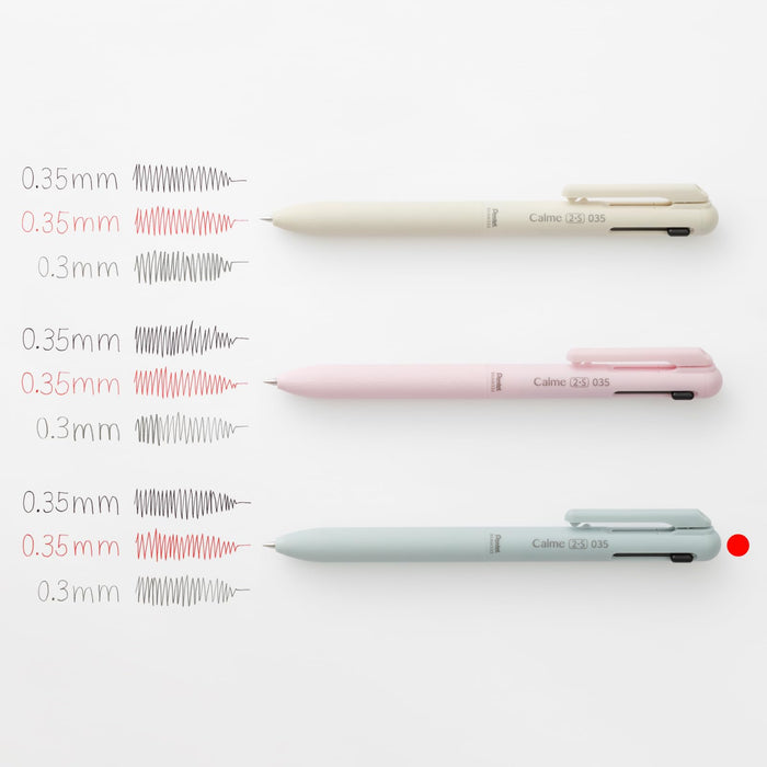 Pentel Calme Light Blue Multifunctional 0.35mm Ballpoint and 0.3 Sharp Pen-Kiichin - The #1 Place for Japanese Goods in Your Hand!