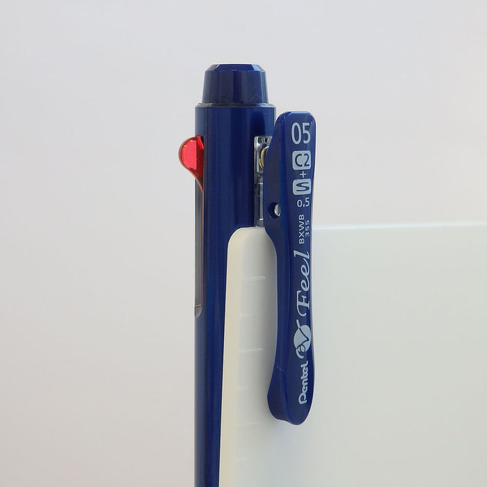 Pentel Multifunctional Ballpoint Pen 0.5mm Feel Bxwb355Mc in Metallic Blue-Kiichin - The #1 Place for Japanese Goods in Your Hand!