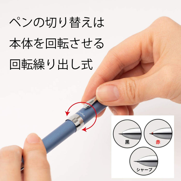 Pentel Vicuna Ex Bxw1575S Multifunctional Ballpoint Pen in Sky Blue-Kiichin - The #1 Place for Japanese Goods in Your Hand!