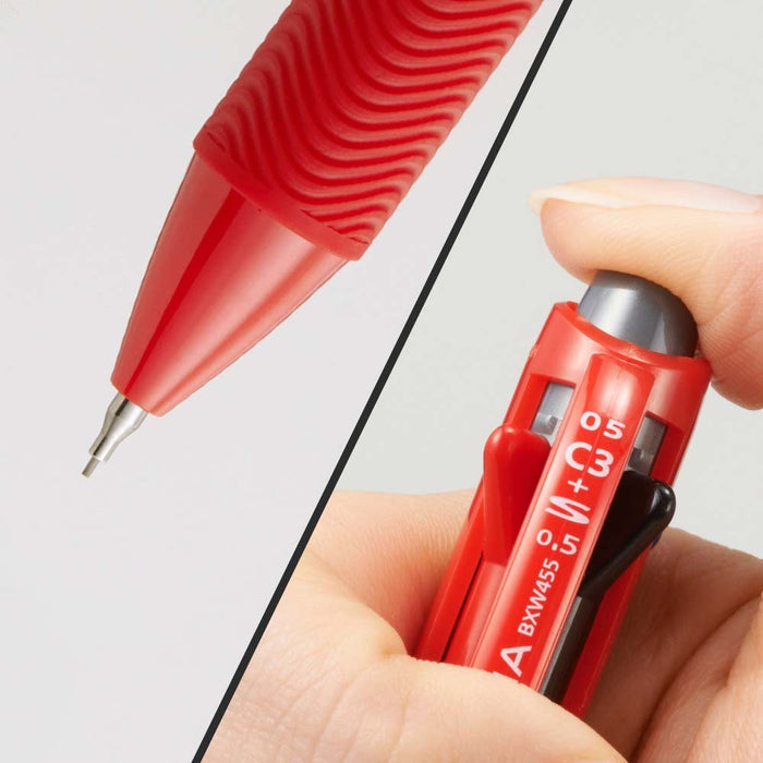 Pentel Vicuna BXW455B Multifunctional Pen with Red Axis-Kiichin - The #1 Place for Japanese Goods in Your Hand!