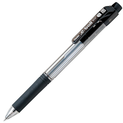 Pentel Xbk127-A Dot E-Ball 0.7mm Black Oil-Based Ballpoint Pen Pack of 5-Kiichin - The #1 Place for Japanese Goods in Your Hand!