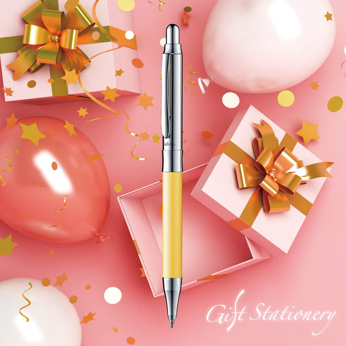 Pentel Vicuna Ex Sierra Bx3005Cg - Ballpoint Pen with 0.5mm Yellow Shaft Oil-Based Ink-Kiichin - The #1 Place for Japanese Goods in Your Hand!