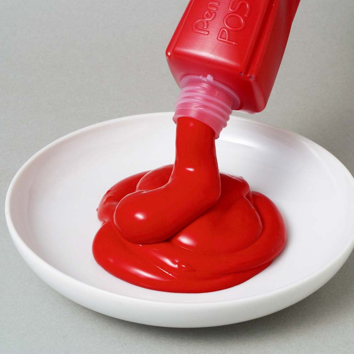 Pentel Poster Paint Class Yng3T11 Vibrant Red - Ideal for School Projects-Kiichin - The #1 Place for Japanese Goods in Your Hand!