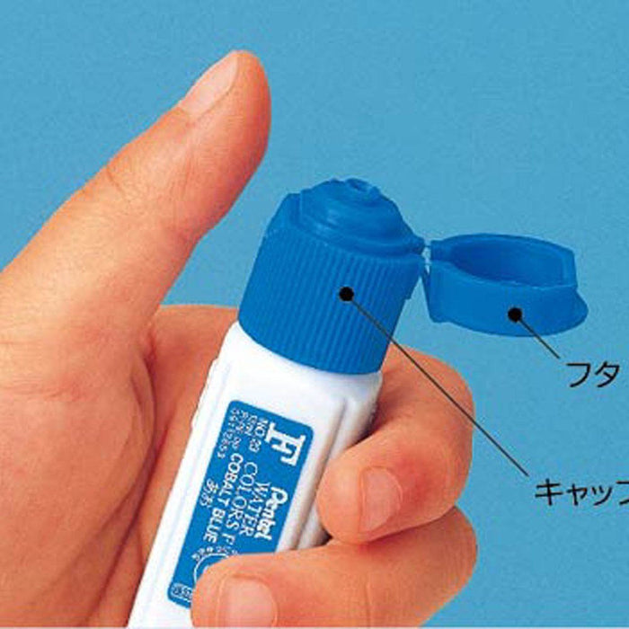 Pentel 12-Color Paint Set with Extra 2 White Tubs - Wfc3-12-Kiichin - The #1 Place for Japanese Goods in Your Hand!