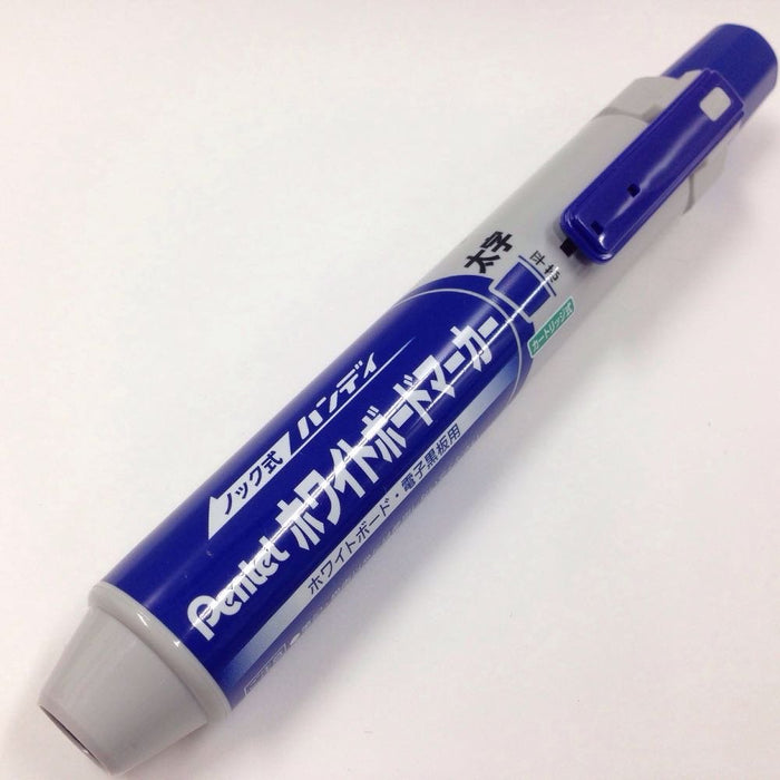 Pentel Blue Ink Retractable Whiteboard Marker Flat Lead MWXN6M-C 10-Pack-Kiichin - The #1 Place for Japanese Goods in Your Hand!