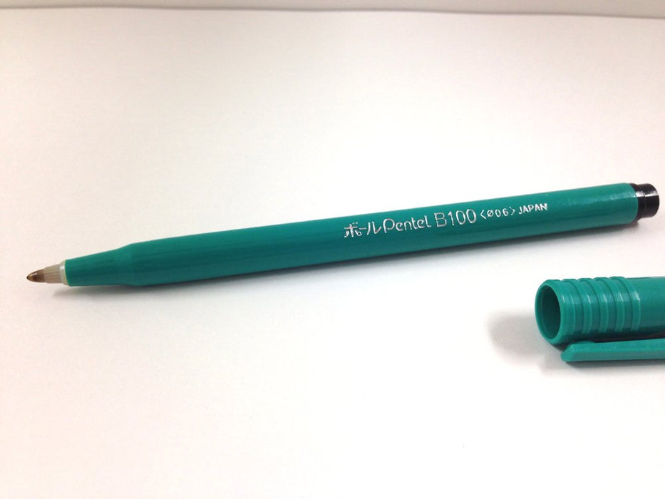 Pentel B100-Ad 10-Pack Water-Based Ballpoint Pens in Black-Kiichin - The #1 Place for Japanese Goods in Your Hand!