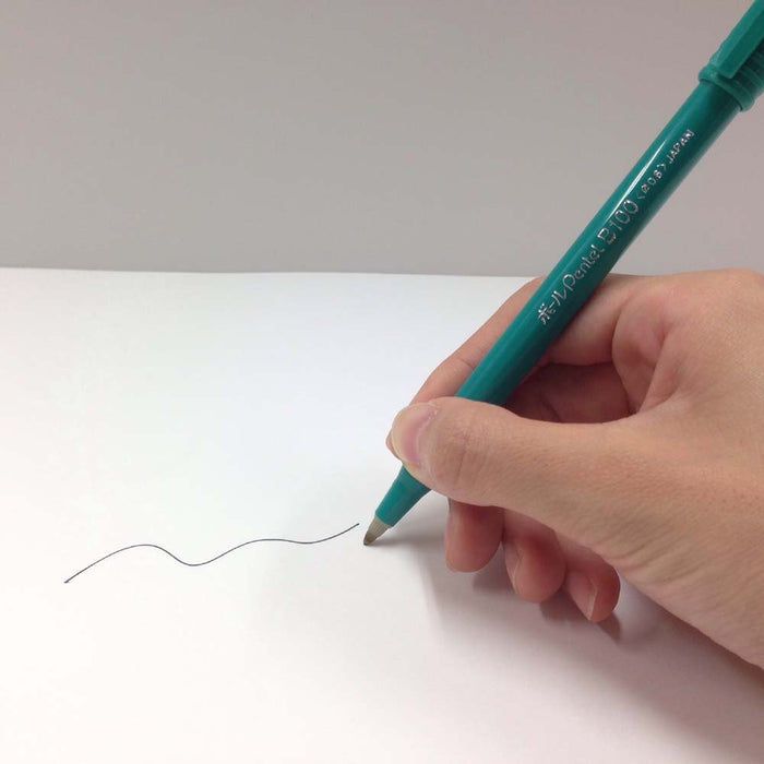 Pentel B100-Ad 10-Pack Water-Based Ballpoint Pens in Black-Kiichin - The #1 Place for Japanese Goods in Your Hand!